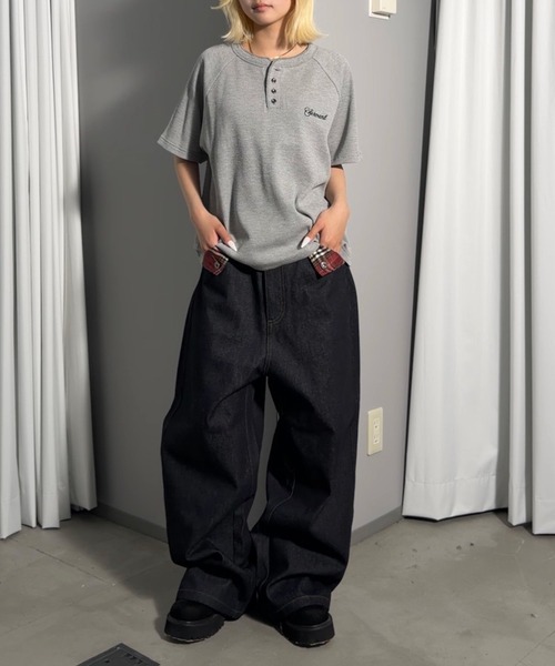kutir(クティール)の「POCKET FLAP DESIGN RIGID DENIM/ポケットフラップデザインリジットデニム(デニムパンツ・メンズ・インディゴブルー/ブラック・LARGE/MEDIUM/SMALL)」の7枚目の写真