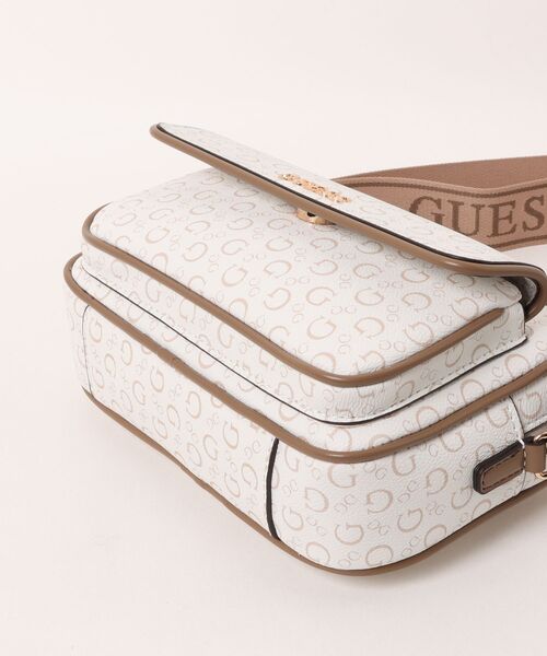 Guess(ゲス)の「【GUESS】ゲス ERIN MINI CROSSBODY TOP ZIP クロスボディショルダーバッグ(ショルダーバッグ・レディース・ホワイト系その他2/ブラック系その他/ブラック/ホワイト系その他/ホワイト系その他3・FREE)」の8枚目の写真