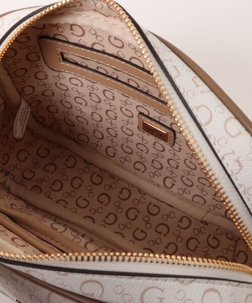 Guess(ゲス)の「【GUESS】ゲス ERIN MINI CROSSBODY TOP ZIP クロスボディショルダーバッグ(ショルダーバッグ・レディース・ホワイト系その他2/ブラック系その他/ブラック/ホワイト系その他/ホワイト系その他3・FREE)」の7枚目の写真