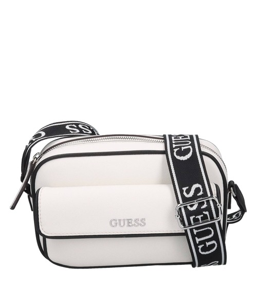 Guess(ゲス)の「【GUESS】ゲス ERIN MINI CROSSBODY TOP ZIP クロスボディショルダーバッグ(ショルダーバッグ・レディース・ホワイト系その他2/ブラック系その他/ブラック/ホワイト系その他/ホワイト系その他3・FREE)」の1枚目の写真