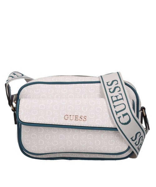 Guess(ゲス)の「【GUESS】ゲス ERIN MINI CROSSBODY TOP ZIP クロスボディショルダーバッグ(ショルダーバッグ・レディース・ホワイト系その他2/ブラック系その他/ブラック/ホワイト系その他/ホワイト系その他3・FREE)」の2枚目の写真