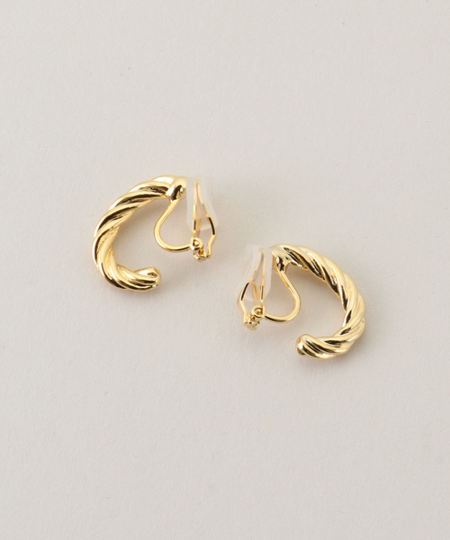 LAPUIS/ラピュイ Twist Hoop イヤリング 254-220109（イヤリング