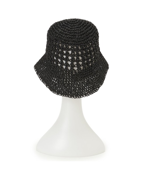Guess（ゲス）の「CROCHET Hat ハット（ハット・レディース・ブラック/ホワイト・ONE SIZE）」の9枚目の写真