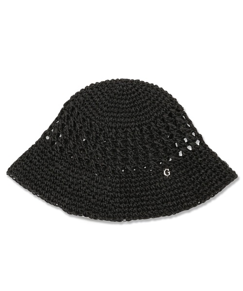 Guess（ゲス）の「CROCHET Hat ハット（ハット・レディース・ブラック/ホワイト・ONE SIZE）」の6枚目の写真