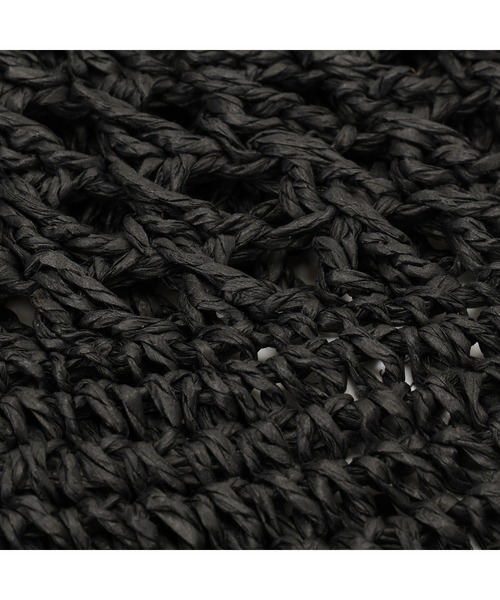 Guess（ゲス）の「CROCHET Hat ハット（ハット・レディース・ブラック/ホワイト・ONE SIZE）」の4枚目の写真