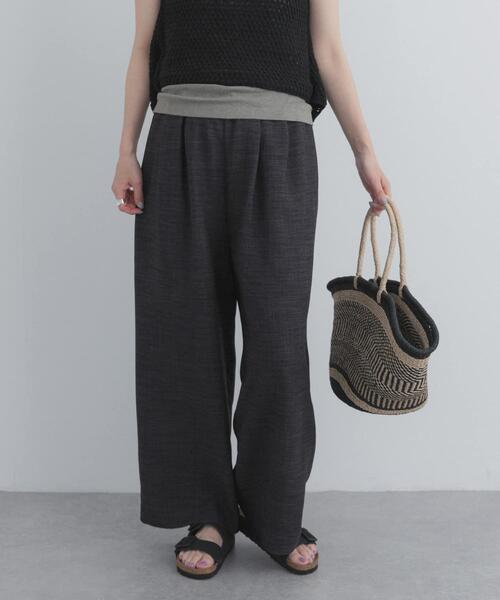 URBAN RESEARCH DOORS(アーバンリサーチドアーズ)の「ライトツイーディドロストイージーパンツ(その他パンツ・レディース・ベージュ系その他/グレー系その他・FREE)」の10枚目の写真