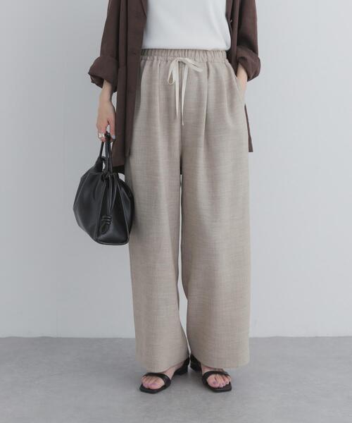 URBAN RESEARCH DOORS(アーバンリサーチドアーズ)の「ライトツイーディドロストイージーパンツ(その他パンツ・レディース・ベージュ系その他/グレー系その他・FREE)」の18枚目の写真
