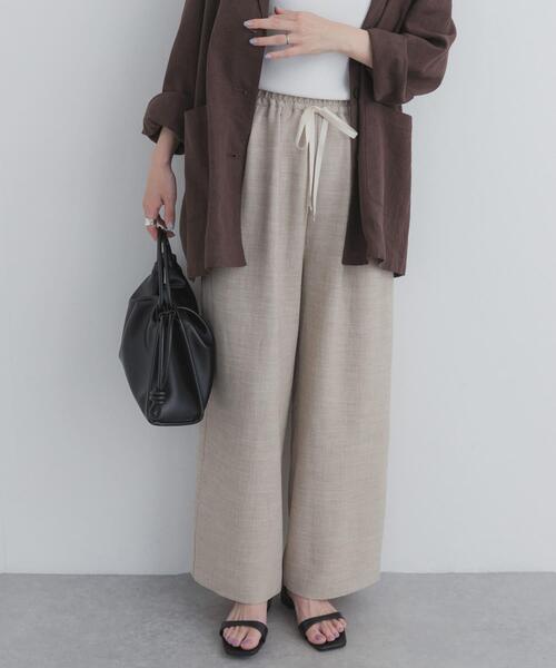 URBAN RESEARCH DOORS(アーバンリサーチドアーズ)の「ライトツイーディドロストイージーパンツ(その他パンツ・レディース・ベージュ系その他/グレー系その他・FREE)」の19枚目の写真