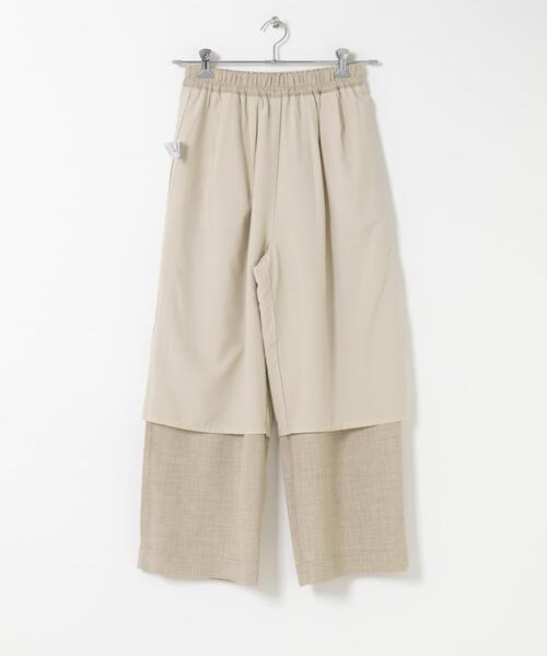 URBAN RESEARCH DOORS(アーバンリサーチドアーズ)の「ライトツイーディドロストイージーパンツ(その他パンツ・レディース・ベージュ系その他/グレー系その他・FREE)」の4枚目の写真