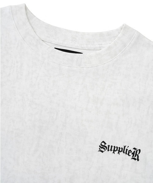 SUPPLIER（サプライヤー）の「A'GEM/9 × .kom 『SUPPLIER/サプライヤー』 Cross Rhinestone Long Sleeve Tee/クロスラインストーン長袖Tシャツ（Tシャツ/カットソー・メンズ・オフホワイト/カーキ・S）」の12枚目の写真