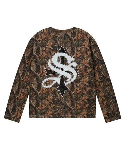 SUPPLIER（サプライヤー）の「A'GEM/9 × .kom 『SUPPLIER/サプライヤー』 Cross Rhinestone Long Sleeve Tee/クロスラインストーン長袖Tシャツ（Tシャツ/カットソー・メンズ・オフホワイト/カーキ・S）」の18枚目の写真