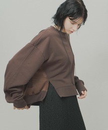 「WHYTO. / ホワイト」combination sweatshirt