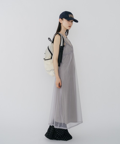 duei(デュイ)の「タンクワンピース×チュールキャミワンピース レイヤードセット(ワンピース・レディース・ブラック/グレー・FREE)」の14枚目の写真