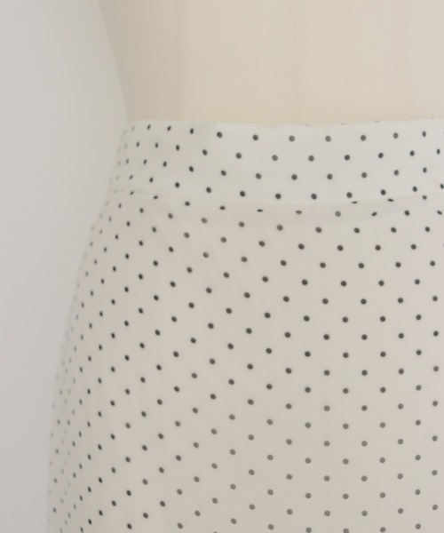 cheriella（シェリエラ）の「【cheriella】ドットレースシアーロングスカート  DOT LACE SHEER LONG SKIRT（スカート・レディース・ブラック/ホワイト・FREE）」の12枚目の写真