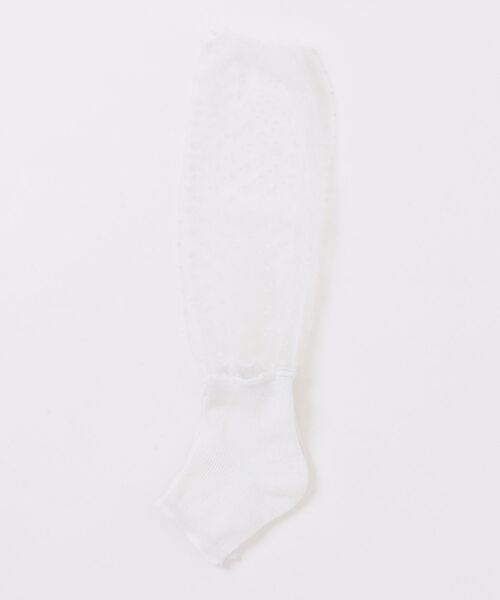 Ritzy(リッツィー)の「チュール水玉・オープントゥソックス(ソックス/靴下・レディース・ブラック/ホワイト・FREE)」の10枚目の写真