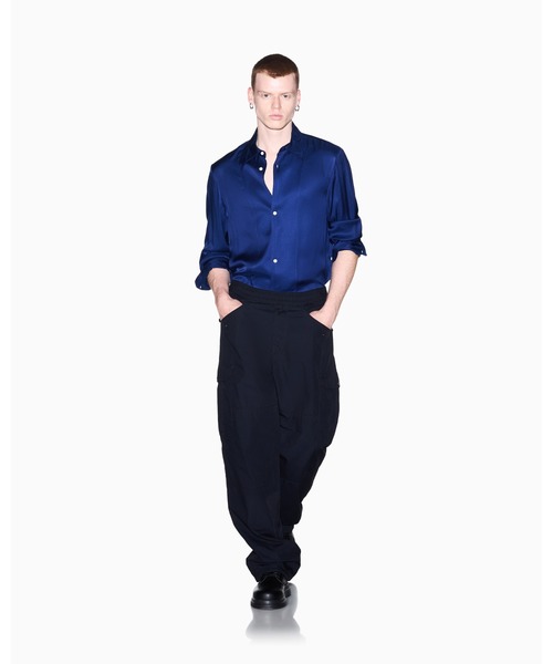 ARMANI EXCHANGE（アルマーニエクスチェンジ）の「【A|X アルマーニ エクスチェンジ】レーヨン コンフォートフィット シャツ/COMFORT（シャツ/ブラウス・メンズ・ブルー・MEDIUM/LARGE/X-SMALL/SMALL）」の5枚目の写真