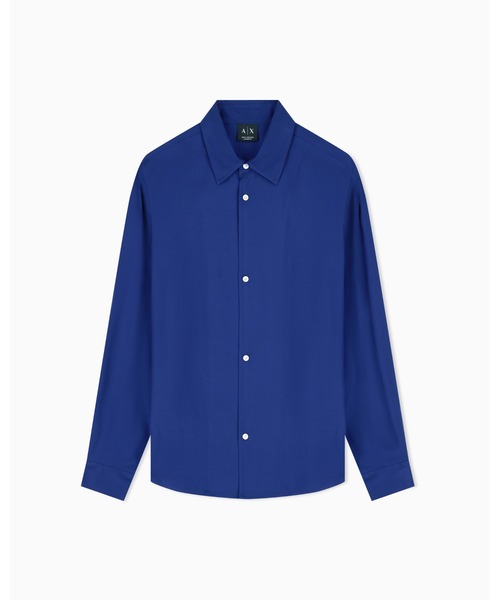 ARMANI EXCHANGE（アルマーニエクスチェンジ）の「【A|X アルマーニ エクスチェンジ】レーヨン コンフォートフィット シャツ/COMFORT（シャツ/ブラウス・メンズ・ブルー・MEDIUM/LARGE/X-SMALL/SMALL）」の6枚目の写真