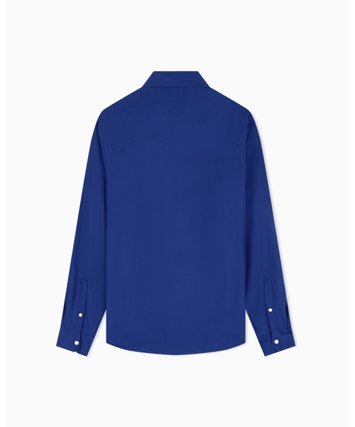 ARMANI EXCHANGE（アルマーニエクスチェンジ）の「【A|X アルマーニ エクスチェンジ】レーヨン コンフォートフィット シャツ/COMFORT（シャツ/ブラウス・メンズ・ブルー・MEDIUM/LARGE/X-SMALL/SMALL）」の7枚目の写真