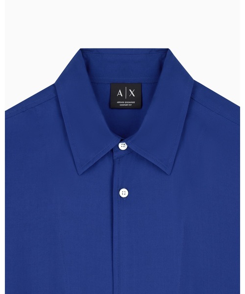 ARMANI EXCHANGE（アルマーニエクスチェンジ）の「【A|X アルマーニ エクスチェンジ】レーヨン コンフォートフィット シャツ/COMFORT（シャツ/ブラウス・メンズ・ブルー・MEDIUM/LARGE/X-SMALL/SMALL）」の8枚目の写真