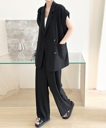 DAY CLOSET(�f�C �N���[�[�b�g)�́y�Z�b�g�A�b�v�Ή�/�̌^�J�o�[�z���ꂢ�߃t�����`�X���[�u�_�u���{�^���W���P�b�g+���C�h�p���c ���f�B�[�X(�Z�b�g�A�b�v)