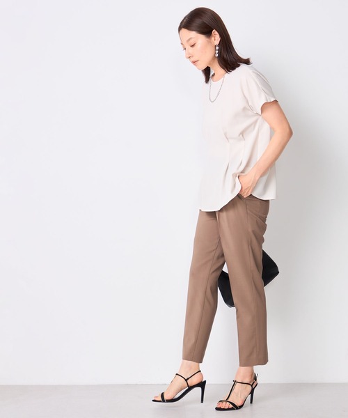 GALLORIA(ギャローリア)の「【接触冷感・ウォッシャブル】ペプラムブラウス(シャツ/ブラウス・レディース・チャコールグレー/ライトグレー/ブルー・S/M/L/LL)」の15枚目の写真