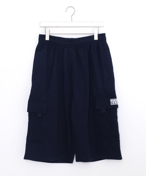 PRO CLUB (プロクラブ)の「PRO CLUB プロクラブ FLEECE CARGO SHORTS フリースカーゴショーツ スウェットパンツ(スウェットパンツ・メンズ・ブラック/ネイビー/グレー・S/M/XL/L)」の3枚目の写真