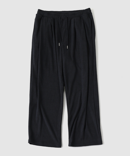 B.C STOCK(ベーセーストック)の「ツータックパイルパンツ(その他パンツ・メンズ・ネイビー/ブラック・LARGE/MEDIUM)」の2枚目の写真