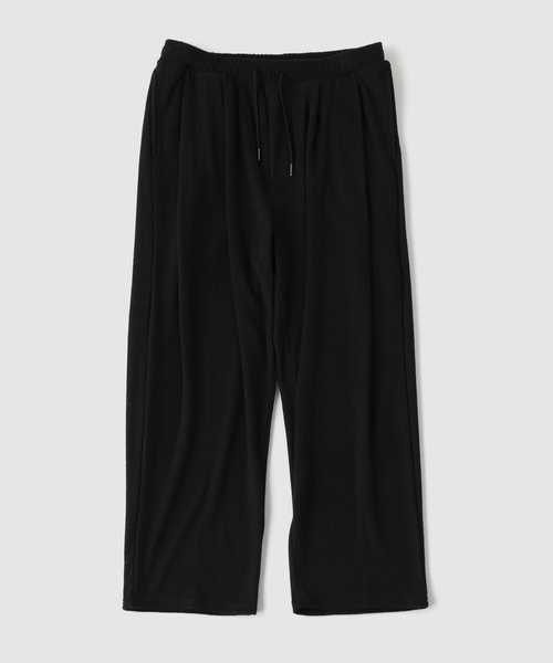 B.C STOCK(ベーセーストック)の「ツータックパイルパンツ(その他パンツ・メンズ・ネイビー/ブラック・LARGE/MEDIUM)」の1枚目の写真