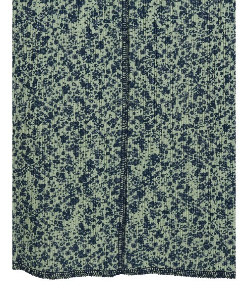 Ameri(アメリ)の「LOUISE PATTERN DOCKING CUT TOP(タンクトップ・レディース・ネイビー/ブラウン・MEDIUM/SMALL)」の6枚目の写真