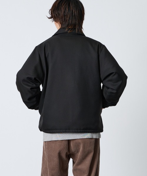 FRED PERRY（フレッドペリー）の「【WEB先行予約】[FRED PERRY/フレッドペリー] 別注 パデッドボタン 中綿ジャケット（ブルゾン・レディース・チャコール/ブラック・S/M/L/XL）」の22枚目の写真