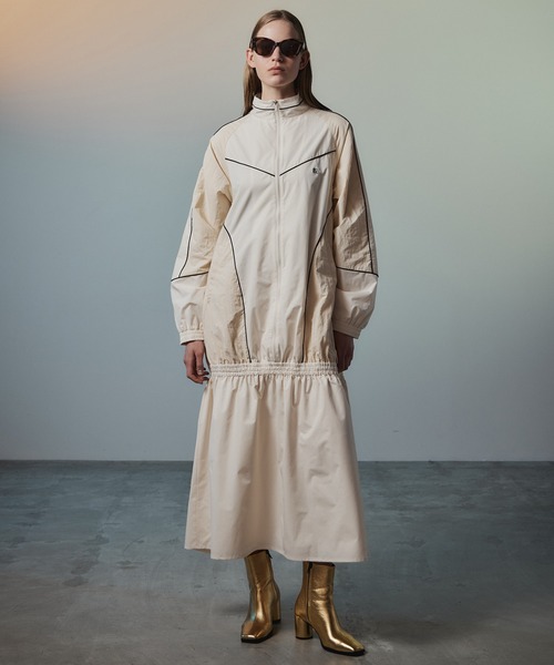 MAISON SPECIAL（メゾンスペシャル）の「Multi-Fabric Square Short Boots/マルチファブリックスクエアショートブーツ（ブーツ・レディース・ボルドー/ゴールド・36/37/38）」の8枚目の写真
