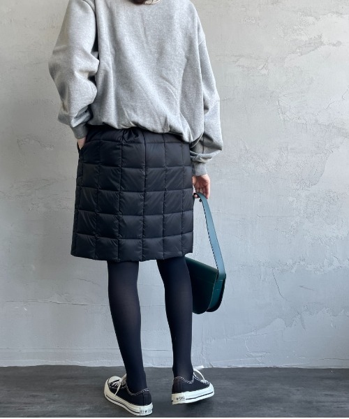 TAION（タイオン）の「【WEB先行予約】[TAION/タイオン] ベーシックダウンスカート(WEB限定)（スカート・レディース・ブラウン/ブラック・M）」の5枚目の写真