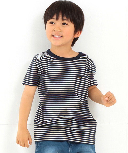 Lee(リー)の「Lee / ポケットTシャツ 16SS(Tシャツ/カットソー・キッズ・ホワイト/ネイビー/レッド・110/140/130/120/100)」の2枚目の写真