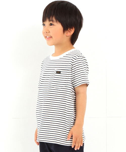 Lee(リー)の「Lee / ポケットTシャツ 16SS(Tシャツ/カットソー・キッズ・ホワイト/ネイビー/レッド・110/140/130/120/100)」の5枚目の写真
