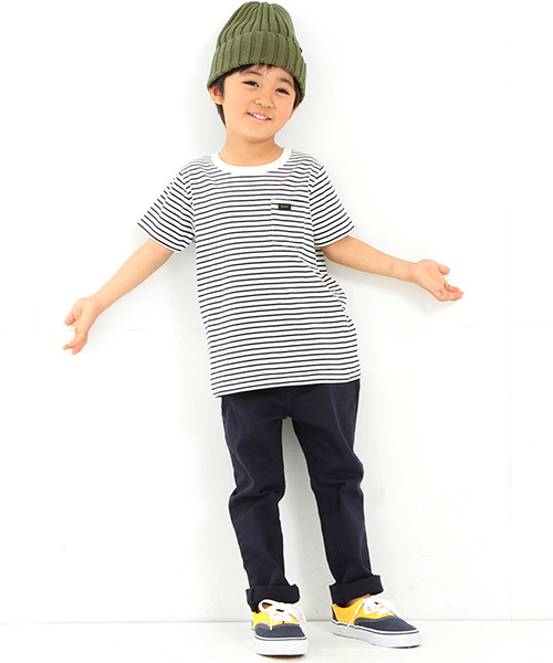Lee(リー)の「Lee / ポケットTシャツ 16SS(Tシャツ/カットソー・キッズ・ホワイト/ネイビー/レッド・110/140/130/120/100)」の7枚目の写真