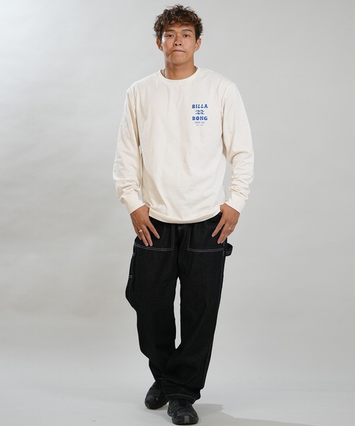 BILLABONG(ビラボン)の「BILLABONG/ビラボン 長袖Tシャツ ロンT BG012051(Tシャツ/カットソー・メンズ・スミクロ/アイボリー・XL/L/M)」の6枚目の写真