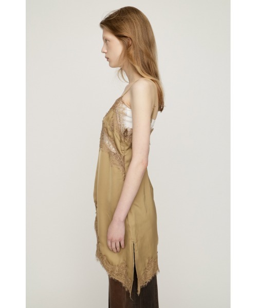 SLY(スライ)の「VINTAGE SATIN CAMI LACE TOPS ヴィンテージサテンキャミレーストップス 秋服 冬服(キャミソール・レディース・ベージュ/ブラック/ネイビー系/カーキ・FREE)」の13枚目の写真