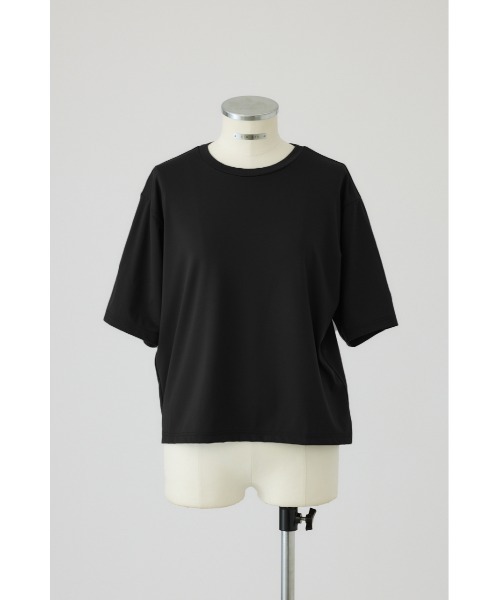 RIM.ARK(リムアーク)の「Mesh layered sleeve tee(メッシュ レイヤード スリーブ ティー)(Tシャツ/カットソー・レディース・チャコールグレー/ブラック/グレイッシュベージュ・FREE)」の7枚目の写真