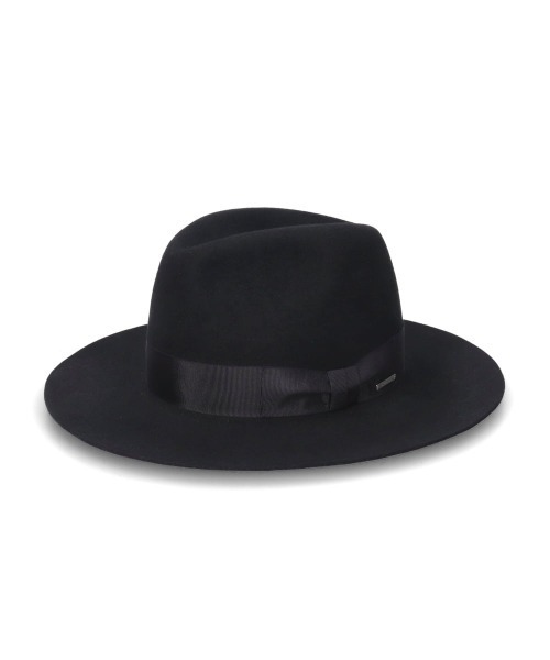 OVERRIDE(オーバーライド)の「OVERRIDE L.BRIM FELT FEDORA / オーバーライド(ハット・メンズ・レッド/ライトブラウン/ブラック/ダークグレー・58cm/60cm)」の2枚目の写真
