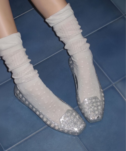 LA VORAGINE（ラ ヴォラジネ）の「ジェリーシューズ/Jelly shoes（サンダル・レディース・Black/Silver/A・23cm/23.5cm/24cm）」の3枚目の写真