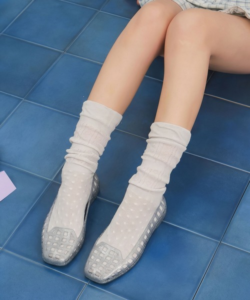 LA VORAGINE（ラ ヴォラジネ）の「ジェリーシューズ/Jelly shoes（サンダル・レディース・Black/Silver/A・23cm/23.5cm/24cm）」の4枚目の写真