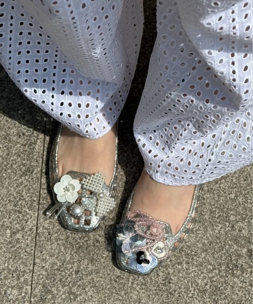 LA VORAGINE（ラ ヴォラジネ）の「ジェリーシューズ/Jelly shoes（サンダル・レディース・Black/Silver/A・23cm/23.5cm/24cm）」の11枚目の写真