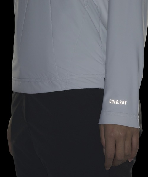adidas(アディダス)の「女性用フロストガード モックネックシャツ長袖 / ロンT 【adidas Golf/アディダスゴルフ】(Tシャツ/カットソー・レディース・ホワイト・X-LARGE/SMALL/MEDIUM/LARGE/XX-LARGE/X-SMALL)」の4枚目の写真
