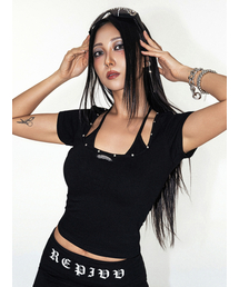 Burning Bikini T-shirt (Black)