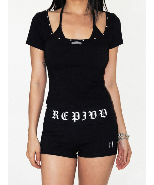 REPIVV(レピヴ)の「Burning Bikini T-shirt (Black)(Tシャツ/カットソー・レディース・その他・FREE)」の2枚目の写真
