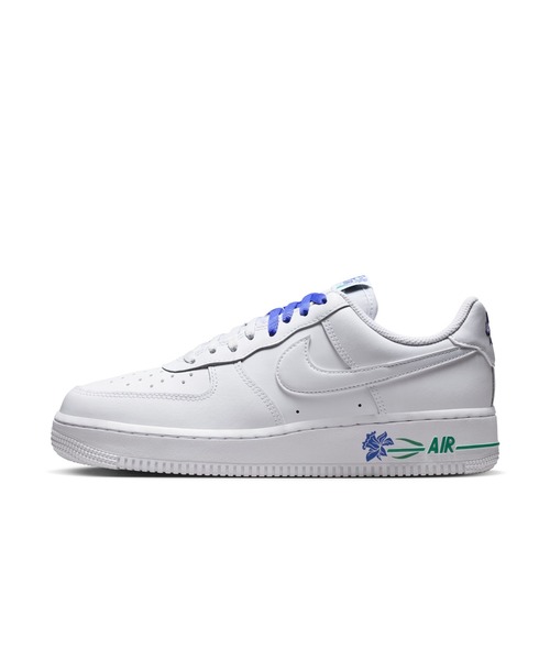 NIKE（ナイキ）の「NIKE/ナイキ WS ｴｱ ﾌｫｰｽ 1 07 SE（スニーカー・レディース・ホワイト×ブルー・24cm/23.5cm/23cm/22.5cm/22cm/25cm/24.5cm）」の11枚目の写真