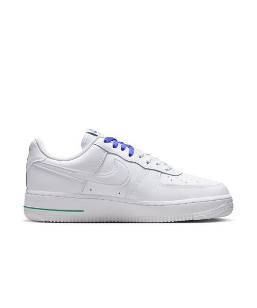 NIKE（ナイキ）の「NIKE/ナイキ WS ｴｱ ﾌｫｰｽ 1 07 SE（スニーカー・レディース・ホワイト×ブルー・24cm/23.5cm/23cm/22.5cm/22cm/25cm/24.5cm）」の4枚目の写真