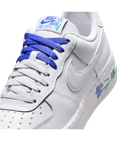 NIKE（ナイキ）の「NIKE/ナイキ WS ｴｱ ﾌｫｰｽ 1 07 SE（スニーカー・レディース・ホワイト×ブルー・24cm/23.5cm/23cm/22.5cm/22cm/25cm/24.5cm）」の7枚目の写真