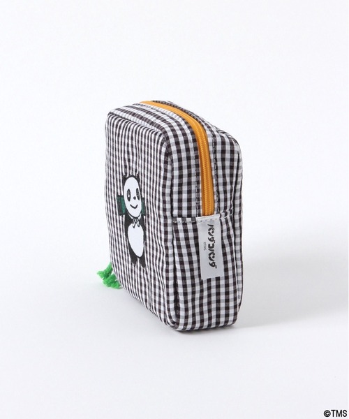 BAYFLOW(ベイフロー)の「【パンダコパンダ】ギンガムチェック刺繍ポーチ(WEB限定)(ポーチ・レディース・ブラック/ブルー/ピンク・0)」の13枚目の写真