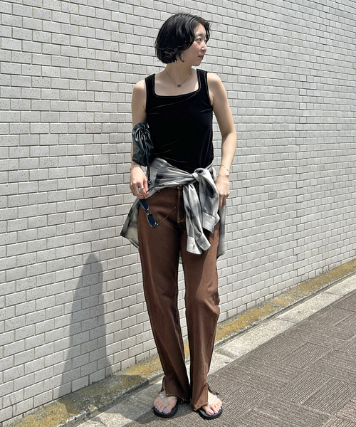 Levi's(リーバイス)の「Levi’s/リーバイス SLOBE別注 501'90s 後染めカスタム(デニムパンツ・レディース・ブラウン・24/23/27/26/25)」の15枚目の写真